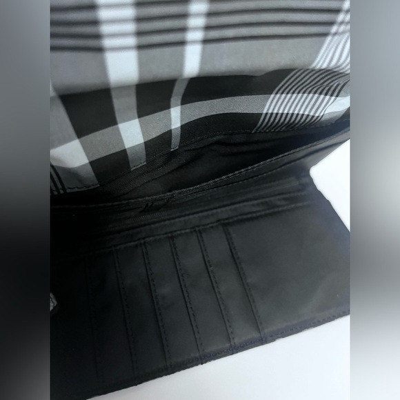 ROWALLAN WALLET WOMENS PLAID BLACK/GRAY - Picture 4 of 8